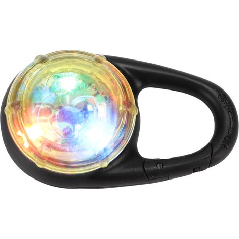 Pendentif LED lumineux et étanche pour chien, à clipser sur le collier, pour la sécurité nocturne des chiens et chats (lumière jaune). (1/5)