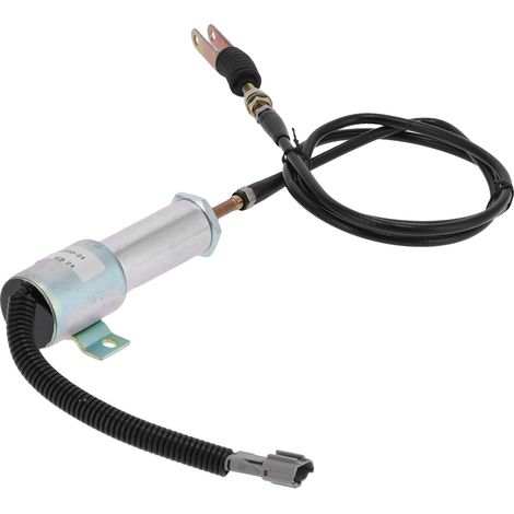 Électrovanne d'arrêt carburant DC24V pour excavatrice, pièce moteur stop flamme TOSD-03-043 (1/5)