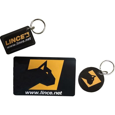Lince porta chiavi rfid 42x26mm 125 khz 4134keyfob