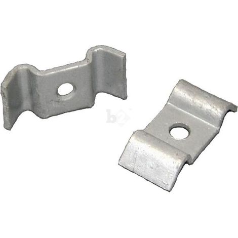 20 Pièces Fixation Pour Grille Maillage 30x30 mm - Acier Galvanisé - Dimensions 5x2,2x0,8 cm (1/2)