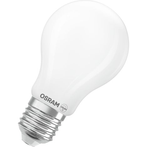 Osram Lámpara Led Classic A100 Filament E27 7,2W 4000K Blanco Frío 1521lm Opaca - 3 Unidades (1/4)