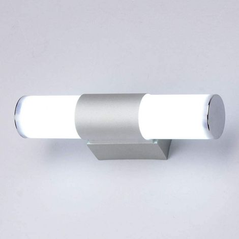 1 Applique murale LED, Acier inoxydable, 12 W, Éclairage haut et bas, Salle de bain, Allée (1/5)