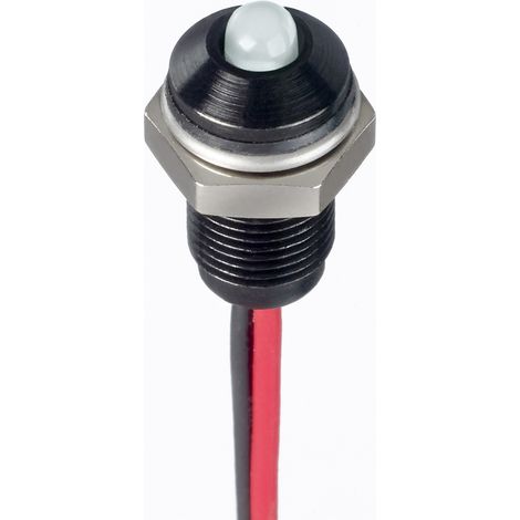 Panel LED LED lumineux Blanc RS PRO, dia. 6mm, 1.8 3.3V c.c., taille de la lampe 3 mm, IP67 ( Prix pour 1 ) (1/3)