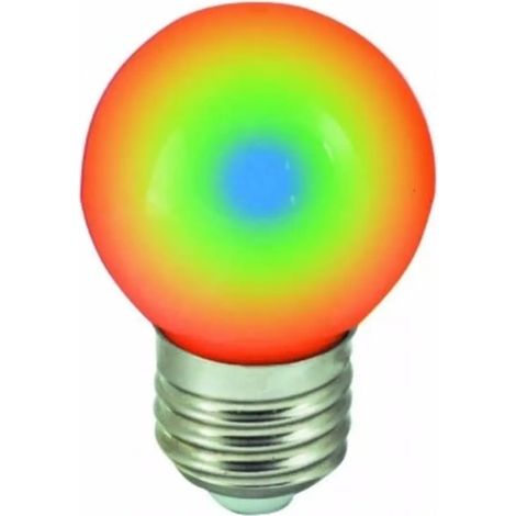 lampadina led mini globo per catena luminosa led 230v luce rgb 1 watt E27 (1/3)