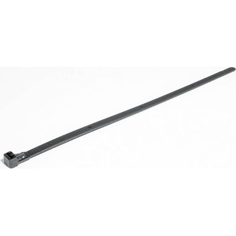 HellermannTyton REL140 Abrazadera de cable negra 150 mm x 7,6 mm