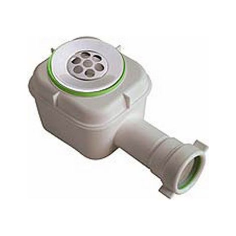 POZZETTO SIFOIDE IN PVC BIANCO SPLASH PER DOCCIA- 11/2 x Diam. 80- BONOM- pezzi 1