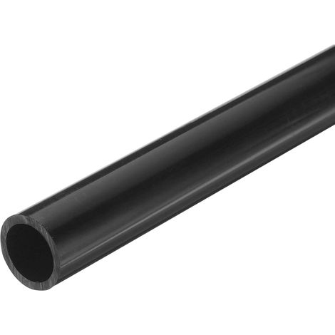 Tube Rond Rigide en PVC 16mm ID 20mm OD 350mm Longueur Noir pour Conduite d'Eau, Artisanat, Manchon de Câble (1/5)