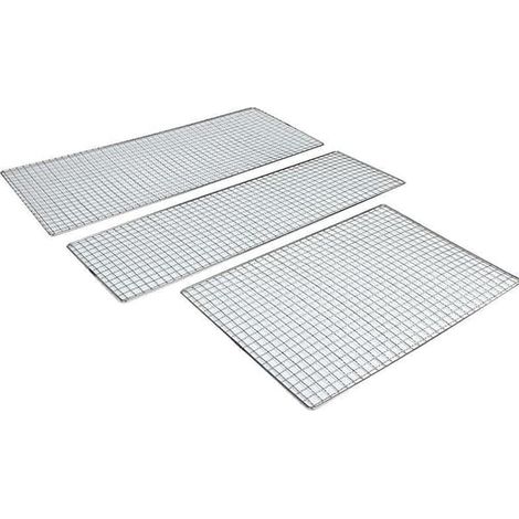 Grille de barbecue robuste en acier inoxydable 29, 5 x 44 cm (1/4)