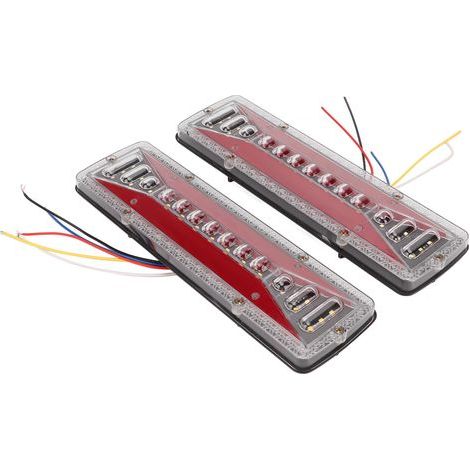 IP68 wasserdichte Rücklichtleiste, 2 Stück, 24 V, 50.000 h, Brems-/Stoppblinker, Warnleuchten für Anhänger und LKW (1/5)