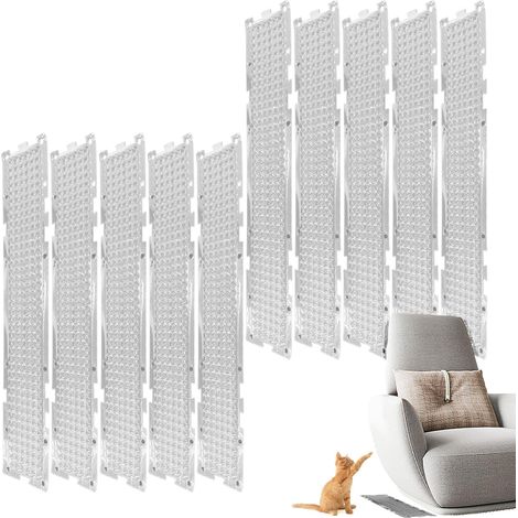 Tapete antigatos genérico, 10 tapetes repelentes para gatos de interior  Protección resistente contra arañazos para jardín, debajo de la cama, sofá y césped
