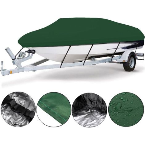 Housse De Bateau - Forme V - 420 X 270 Cm - Tissu Oxford 210D - Imperméable Et Résistante Aux UV - 1 Pièce