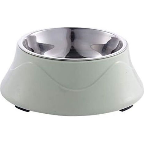 Gamelle Chien et Chat Gamelle Ensemble de Gamelles pour Chat pour Un Nettoyage Facile (Gris)-Ensoleillé