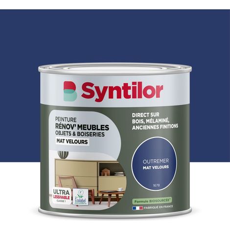 Pintura para renovación de muebles y objetos SYNTILOR, terciopelo azul ultramar, 0,5 L SYNTILOR (1/5)