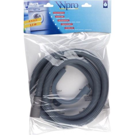 Wpro - manguera de drenaje - 2.5mtr recto/recto ø 19-22-32 mm - 481953028962 - 8015250000405 (1/2)