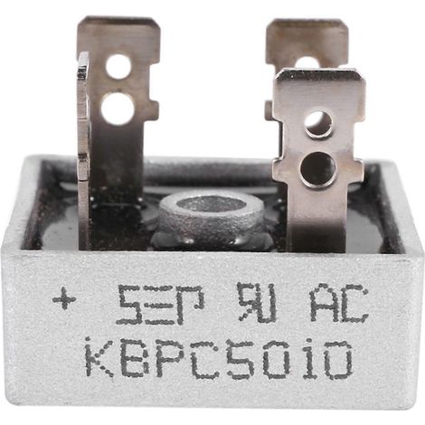 Redresseur à pont de diodes monophasé 3X 50A 1000V KBPC5010 (1/4)