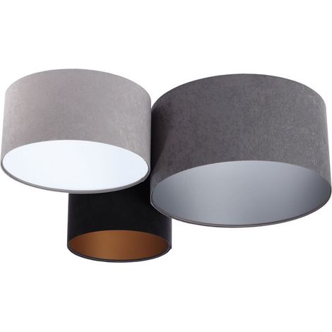 Plafonnier trio 080-03-051 - Gris, noir, blanc, gris, argent, or (1/5)