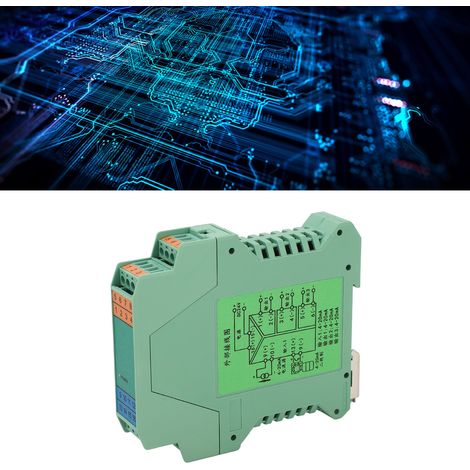 Transmetteur de courant 420mA, isolateur de signal CC, commande PLC analogique, isolation de courant, une entrée et trois sorties. (1/5)
