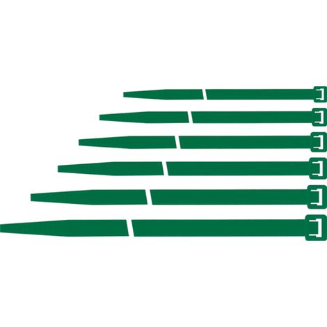 FASCETTE CABLAGGIO VERDE 200X4,6 MAURER CF.100PZ - CF. BLISTER
