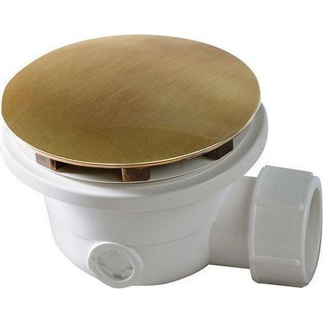 Bonde de receveur de douche, dia 90mm, DN40, couvercle en bronze
