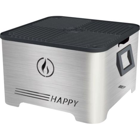 Barbecue A Pellet Happy Portatile Inox (1/4)