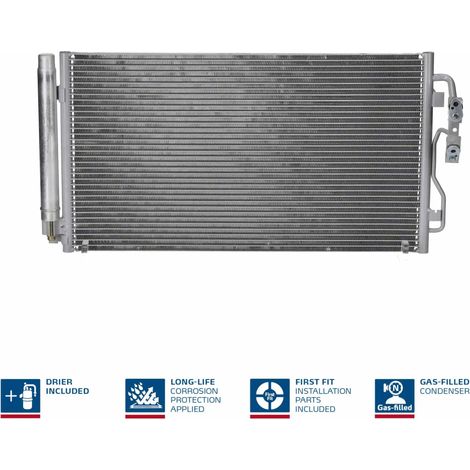 Condenseur, climatisation Nissens 940236 BMW 4270545 64504270545 64506804722