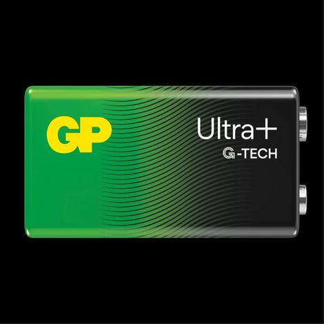 Gp - ultra plus alkaline 9v battery 1604aup6lf22 1 pack
