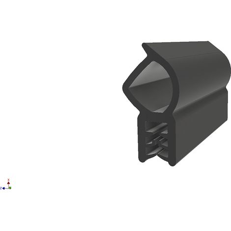 Joint d'étanchéité RS PRO noir, 20m x 29 mm x 15.4mm ( Prix pour Bobine de 20 Mètres )