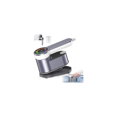 Défroisseur vapeur vertical 1200W – Réservoir 120 ml – Temps de chauffe 5s – 5 niveaux de vapeur – Tête rotative 180° pour tous tissus (1/5)