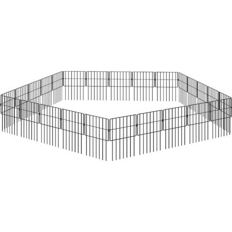 Levede 25 Pack Animal Barrier Metal Decorative Garden Fence Outdoor Pet Border (1/5)