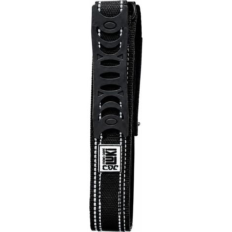 Collier réfléchissant pour chien avec poignée - Noir - 44 cm (1/3)