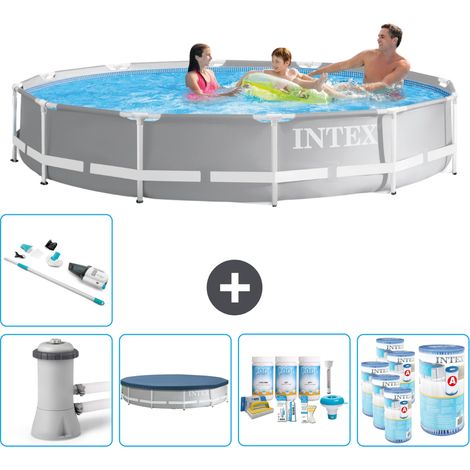Prism Frame Pool Rund - 366x76 cm - 6-teilig SCB19 (1/5)