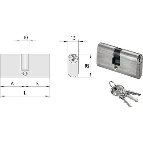 Cylindre intérieur.70,0-30,0-40,0 N08210-12-0 Cisa