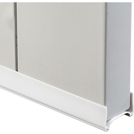 Joint d'Etanchéité Pour Bas de Porte - Bande PVC Étanche Rétractable - Pour Portes Lourdes - 100 cm × 2,5 cm - 1 Pièce (1/5)