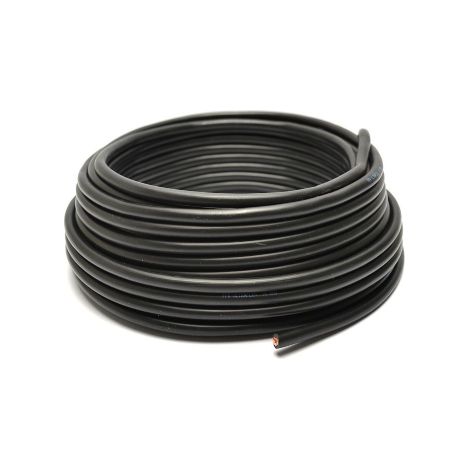 Cavo Elettrico Sez. 3X1 Nero H05Vv-F - 100 Mt