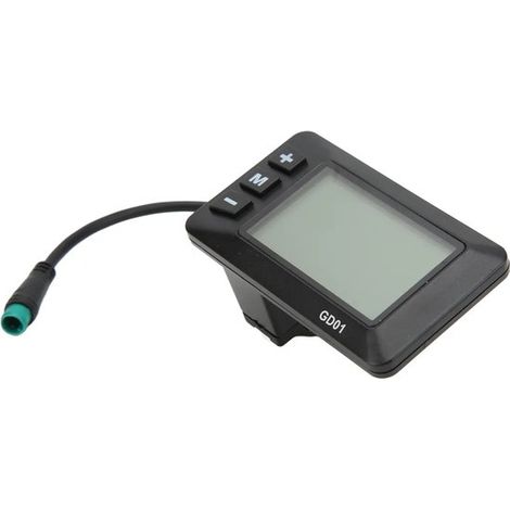 Display LCD GD01 per bici elettrica - 36V/48V - Manubrio da 22,2 mm (1/5)