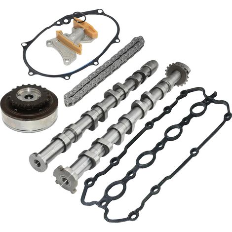 Kit di guarnizioni per la distribuzione dell'albero motore, materiali di qualità automobilistica, compatibile con Audi A4 A6, dimensioni di aspirazione e scarico, codice articolo del produttore: 06F10 (1/5)