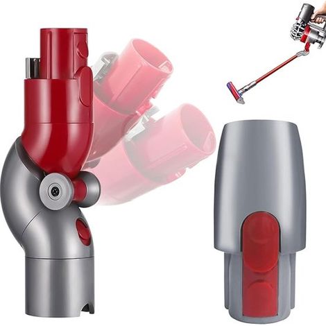 Adattatore di ricambio in 2 pezzi compatibile con gli accessori per aspirapolvere Dyson V7, V8, V10, V11 e V15. Accessorio angolare per la pulizia di pavimenti e angoli. 1 (1/5)