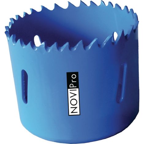 scie trépan - pour métal - dents bimétal c08 - diamètre 68 mm - novipro 09640068