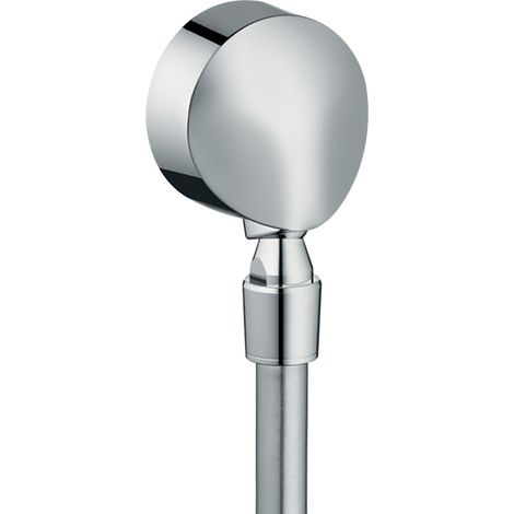 Hansgrohe - Presa d'acqua FixFit E, con valvola di non ritorno e giunto sferico, cromata 27505000