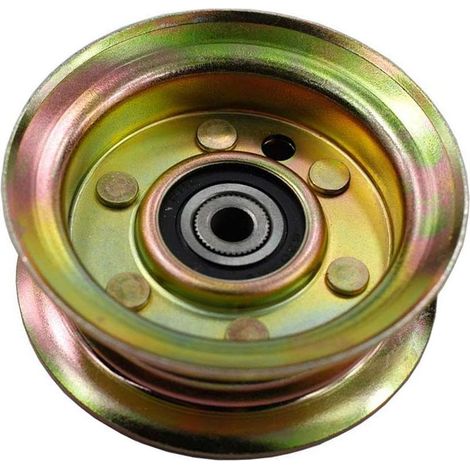 Lot 2 poulies acier – Pour Poulan Roper Craftsman Husqvarna 173437 – Poulie tondeuse robuste (1/5)