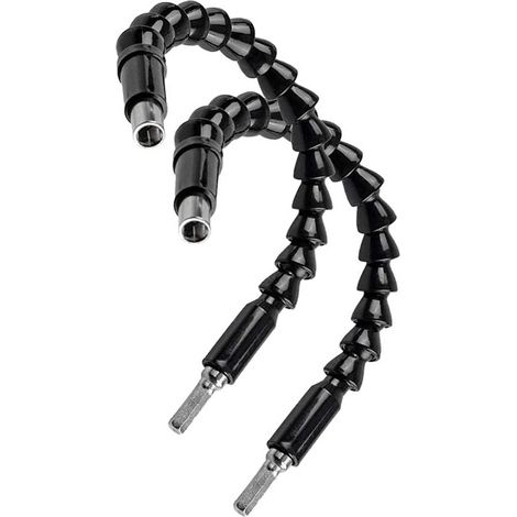 Jeu de 9 embouts de tournevis d'angle, douille à changement rapide, tige souple universelle, ensemble de connexion AD avec perceuse (1/5)