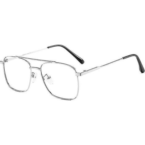 Blaulichtfilterbrille, Retro-Metallrahmenbrille für Damen und Herren, allgemeine Schutzbrille, komfortabel (1/5)