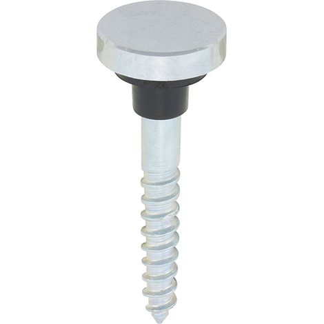 TIMCO Mirror Screws Flat Head Chrome - 8 x 1 1/4 (1/2)
