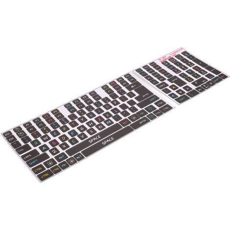 Anpassbare PVC-Tastaturaufkleber für PCs, Aufkleber für mechanische Tastaturen (84-108 Tasten) (1/5)