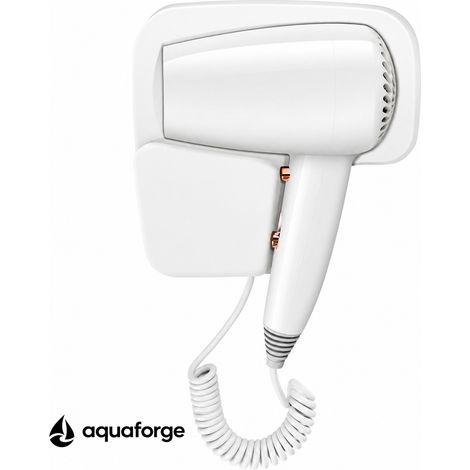 Sèche cheveux mural 1200 W séchage rapide protection thermique (1/5)