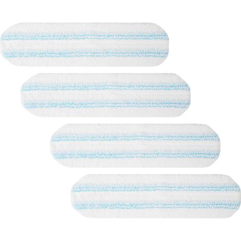 Tampons de rechange pour balais plats O-Cedar H2prO, têtes de balai en microfibre pour balais plats O-Cedar/Vileda H2prO, tampons de rechange lavables et réutilisables, lot de 4 (1/5)