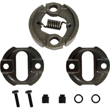 Kit d'embrayage pour d��broussailleuse, construction robuste en acier, compatible avec les s��ries HL/SP/KM/FS/HT/FC (HL91K/FS111R/HT133, etc.), kit de remplacement de 9 �� 11 pi��ces.