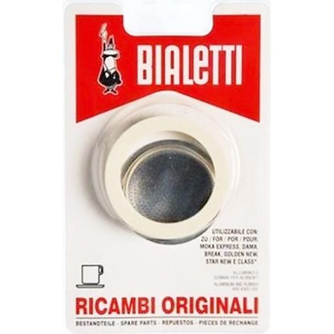 BIALETTI CAFFETTIERA  TZ - 2 GUARNIZIONI + FILTRO ORIGINALI FER 264792 (1/2)
