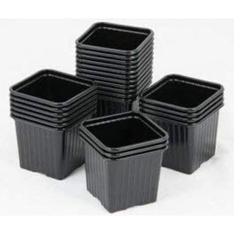 Vasi per semina 6,8 x 6,8 x 4,8 cm NERI (x 20)