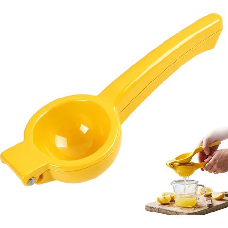 Presse-Citron en Métal,Presse-Agrumes Manuel Robust Alimentaire,Résistant à la Rouille,Extraction pour Citrons,Citrons Verts,Oranges et Autres Fruits,pour la Cuisine,Bars et Cafés (1/5)